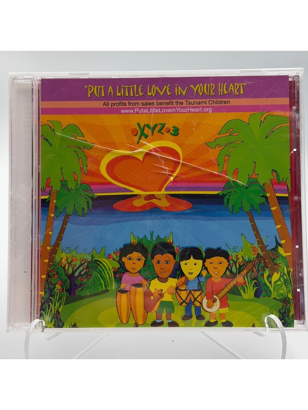 XYZ-3 – Put A Little Love In Your Heart CD 2005 Charity Pop Single JHeart Music